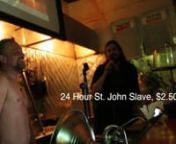 NB: THIS IS A TRAILERnnPerformancenPART I:n(Filmed record of) A live auction where St. John sells off his family heirlooms to raise money for his sex life.nPART II:n(Filmed record of) A 24 hour period where St. John is the highest bidder from PART I&#39;s slave.nn&#36;50 was raised from donations for the Partnership With Native Americans organization, http://www.nativepartnership.org/site/PageServer..., so thanks to Jessica Kingdon, Tim Hawkins, Maddie Gressel, André Eamiello, KC Camacho, Tingerine Liu