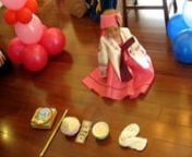 In korean tradition, a baby on their first birthday picks a book/pencil (scholar/smart), money (rich) or string (long life). we added noodles, rice (never hungry) , and a cell phone (non-traditional techie). nnWhat she picked:n1. Book (scholar)n2. Cell Phone (Techie)n3. MOMMY!nnTurns out she&#39;ll be a smart techie who loves her mommy :)