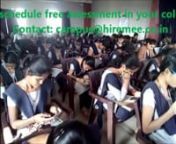 HireMee’s assessment and placement support for Sun Degree &amp; PG College, Srikakulam, Andhra Pradesh.nReach out to us to conduct free assessments in your college. Email: campus@hiremee.co.in to schedule your college assessment