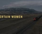 Kelli was thrilled to design the title sequence for Kelly Reichardt’s 2016 film Certain Women, based on short stories by Maile Meloy and starring Laura Dern, Michelle Williams, Jared Harris, Kristen Stewart, and Lily Gladstone. It was a pleasure to collaborate with Reichardt, one of the most critically-acclaimed directors in modern independent cinema, to design a title sequence that complemented the impeccable pacing, subtle tension, and unpretentious realism of the film.nnCredits:nDirector: K