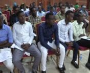 STORY: Somali youths vow to consolidate gains made in the ongoing electoral processnSOURCE: AMISOM PUBLIC INFORMATIONnRESTRICTIONS: This media asset is free for editorial broadcast, print, online and radio use.It is not to be sold on and is restricted for other purposes.All enquiries to thenewsroom@auunist.org nCREDIT REQUIRED: AMISOM PUBLIC INFORMATIONnLANGUAGE: SOMALI/NATURAL SOUNDnDATELINE: 16/DECEMBER/2016, MOGADISHU, SOMALIAn n nSHOT LISTn n1. tWide shot, youth forum opening session wit