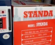 Ổn áp Standa 10KVA DRI có dải điện áp vào từ 50V - 250V , phù hợp sử dụng cho mọi gia đình và văn phòng.nSản phẩm chính hãng do Công ty Cổ phần Standa Việt Nam sản xuất với 100% dây đồng, đủ công suất, hoạt động êm, bền bỉ, ít lỗi vặt, bảo hành 04 năm, giao hàng miễn phí...nXem thêm về sản phẩm tại :nhttps://standavietnam.net/on-ap-standa-1-pha/on-ap-standa-10kva/nhttps://standavietnam.net/on-ap-standa-10kva-