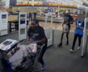 The West Chester Police Department is attempting to identify a suspect from a robbery which occurred at Walmart, on Cincinnati-Dayton Rd. in West Chester on 9/17/2022 around 10:45 p.m.nnThree suspects selected items from the store and proceeded to the self-checkout where they scanned the items in the carts.Without paying, they walked out of the store.Walmart employees followed the suspects.One of the suspects pushed an employee prior to exiting the store.Once outside the same suspect p
