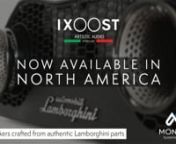 Welcome to iXOOST (pronounced exhaust) artistic audio speakers. iXOOST is known for creating remarkable home audio speakers from authentic sportscar parts including Lamborghini, Mercedes AMG, Abarth, Pirelli, and racing helmets. This is a true high-fidelity Bluetooth speaker! Designed and made in the home of legendary sportscars in Modena, Italy. Artfully combining the sexy design curves from the Lamborghini and materials such as carbon fiber into a fully powered, well-balanced HiFi audio system