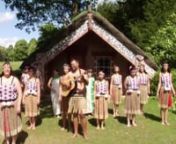 Ngati Ranana perform Piko Toro interactive waiata at Hinemihi on Sunday 22nd May, 2011.