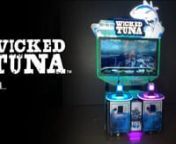 Wicked Tuna ™ Deep Sea Fishing Arcade Machine n nTake deep sea fishing to the next level with the Wicked Tuna Fishing Arcade Machine. This 2 player arcade simulator boasts force feedback arcade-engineered reels for realistic action and a 65