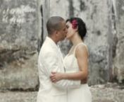Destiny is bigger than many forces, for Luis and Desiré it has unleashed unexpectedly moments in this shortfilm narrated in maya by a great craftsman master.nnIt is magnificent to have so many locations to celebrate their union. The Dreams Tulum wedding was the main ceremony. The Uayamón Hacienda represents the heaven. The mayan wedding was at the archaeological zone in Tulum. The water was represented by a trash the dress session in the cenotes and the essence of love is represented in the we