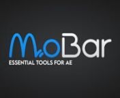 MoBar is a collection of time-saving tools that helps you create your projects quickly and effortlessly in Adobe After Effects. With everything right where you need it, there’s no need to juggle between tools or worry about how long things will take you. It’s designed to let you work faster and more efficiently than ever before.nnYou can use MoBar&#39;s unique pop-up menu style to gain more working space while focusing on what&#39;s more important - your work.nnDiscover the power of MoBar with a col
