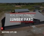 Excellent opportunity to purchase Watford City commercial property on an absolute timed online auction. The former home to Watford City Lumber, this tract offers over 5.5 acres and several outbuildings in an expansive and growth-focused part of town. Frontage access on 4th Ave SE connecting the heart of downtown Watford to commercial and residential growth areas on the east side of town makes this property one you don’t want to miss. This property will sell regardless of price to the highest b