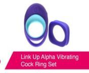 https://www.pinkcherry.com/products/link-up-alpha-vibrating-cock-ring-set (PinkCherry US)nhttps://www.pinkcherry.ca/products/link-up-alpha-vibrating-cock-ring-set (PinkCherry Canada)nn--nnWe may be (definitely are!) stating the obvious here, but sharing some toe-curling, knee-trembling, heavy breathing pleasure with a partner always feels amazing. That super-close, ultra intimate togetherness is the whole point of sex, after all! If you&#39;ve been looking for a way to share even more closeness, ful