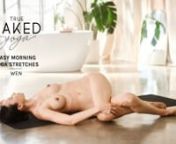 Stream unlimited naked yoga videos! Now available at: https://www.truenakedyoga.comnnWelcome to Easy Morning Yoga Stretches with Wen! This beginner-friendly sequence will take you through a series of gentle seated stretches to warm up your body and wake up your mind first thing in the morning. It’s great for shaking off sleep and relieving tension in the neck, shoulders, and back from laying in bed all night. All you need for today’s practice is a yoga mat and yourself! nnThis program will h