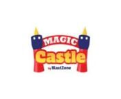 The Magic Castle is our most popular bounce house. Scroll down to see it in action! This bigger, improved version of the classic Blast Zone castle blows up in seconds, and easily holds 3 kids or 300 pounds of little party-hoppers!The