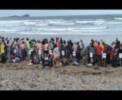 Me breaking the world record, along with 399 others, for mass skinny dipping on 19th June 2011 at Rhossili Beach in the Gower, at 8.30am in the morning!