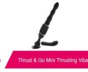 Thrust &amp; Go Mini Thrusting Vibe:nhttps://www.pinkcherry.com/products/(PinkCherry US)nhttps://www.pinkcherry.ca/products/(PinkCherry Canada)nn--nnWe need to talk about thrusting! The definition of this sexy (in our context) noun is &#39;the driving force produced by a mechanism such as an aircraft engine&#39;. We aren&#39;t aviation experts over here, but what we do know is that the driving force, or &#39;thrust&#39;, if you will, behind Evolved&#39;s Thrust &amp; Go Mini Thrusting Vibe was/is your extreme pleasure.