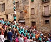 Diada castellera de La Merçé 2011 en la ciudad de Tarragona (Catalunya-España) dentro de las tradicionales fiestas de Santa Tecla, patrona de la ciudad. nnLa Plaça de la Fontha sido escenario de la actuación de las cuatro