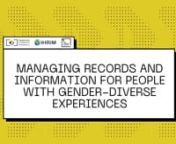 Key HighlightsnnAddressing Record Management Challenges for Gender-Diverse Individuals: Explore the specific issues related to the management of health records for people with gender-diverse experiences and for personnel records of those working in healthcare. Understand the complexities in screening, diagnostics, and medication within our current systems and how these can be navigated more effectively. nnnInnovating for Inclusive Health and Social Care Systems: Engage with a thorough analysis o