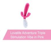 https://www.pinkcherry.com/products/lovelife-adventure-triple-stimulation-vibe(PinkCherry US)nnhttps://www.pinkcherry.ca/collections/shop-by-brand-ohmibod/products/lovelife-adventure-triple-stimulation-vibe(PinkCherry Canada)nnLet&#39;s be real, it&#39;s hard to top a really great dual stimulator. There&#39;s just something about the all-encompassing pleasure of inner and outer vibrating attention that no other toy has been able to touch. Unless, of course, we&#39;re talking about a toy designed to deliver