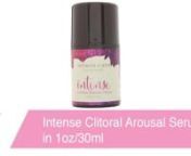 https://www.pinkcherry.com/products/intense-clitoral-arousal-serum-in-1oz (PinkCherry US) nhttps://www.pinkcherry.ca/products/intense-clitoral-arousal-serum-in-1oz (PinkCherry Canada)nnContaining a very special blend of peppermint oil, goji fruit extract and witch hazel, Intimate Earth&#39;s Intense Clitoral Gel greatly intensifies sensation to the be-all-end-all of female sweet spots.nnNaturally drawing blood to the clitoris, awakening nerve endings and enhancing sensitivity during sex, foreplay an