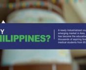 WHY MD/MBBS IN PHILIPPINES?nQuality Destination for Indian Medical Students AspirantsnnQuality of EducationnPhilippines was a colony of Spain for more than 300 years and then became a colony of USA for 50 years during the Industrial Revolution. During this time, USA designed Philippines education system similar to their system. The medical course in the Philippines is called the MD (Doctor of Medicine) comparable to that of the USA.nnPhilippines MBBS SyllabusnPhilippines MBBS Syllabus is almost