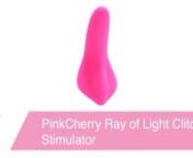 https://www.pinkcherry.com/products/pinkcherry-ray-of-light-clitoral-stimulator (PinkCherry USA)nhttps://www.pinkcherry.ca/products/pinkcherry-ray-of-light-clitoral-stimulator (PinkCherry Canada) nnQuick survey before you wind up completely dazzled: do you find stingrays sexy? Never thought about it? Us, either! Until now, that is. All hail the Ray Of Light! This slick, silky and creatively shaped PinkCherry pleasure piece is definitely ready to slide, glide over and around your or your lucky pa