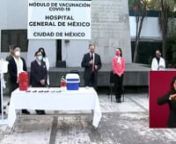 María Irene Ramírez, jefa de enfermería en la unidad de terapia intensiva del Hospital &#39;Rubén Leñero&#39;, se convirtió este jueves en la primera persona vacunada contra COVID-19 en México.