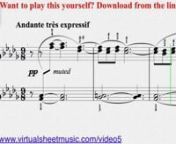 http://www.virtualsheetmusic.com/video5nVirtual Sheet Music presents the famous Debussy&#39;s Clair de Lune for Piano. Subscribe to our channel to watch weekly Video Scores from our high quality sheet music collection. This Video Score is about Piano sheet music and related MP3 files. It gives you the opportunity to play the music directly from your computer screen and to discover our unique repertoire of high quality digital sheet music.