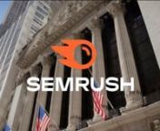 The New York Stock Exchange welcomes executives and guests of Semrush in celebration of its IPO. To honor the occasion, Oleg Shchegolev, Chief Executive Officer and co-founder, will ring The Opening Bell®.