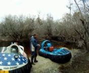 Filmed entirely with a GoPro Hero HD cam, three friends embark on a hovercraft cruise on the upper Suwannee River from Fargo, GA.Aligator infested waters, and downed trees blocking the river, are no match for the Hovercraft.