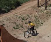 Makken aka Mads Andre Haugen riding his new dirt jump bike in La Poma bikepark outside of Barcelona.
