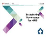 A short webcast describing the Reaching Home expectation for governance related to HIFIS.