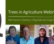 Watch the recording of this exciting webinar exploring the possibilities for integrating trees into our farming systems, with world-leading land manager, designer, trainer and educator Darren J. Doherty, CPAg (AIA) and Greg Hart, a Hawkes Bay farmer implementing a diversity of exotic and native tree systems on their 600ha hill country farm.