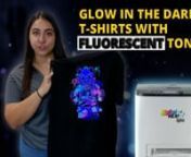 Glow in the Dark T-Shirts with Fluorescent Toner &#124; DigitalHeat FX i560 SystemnnHere&#39;s is one of the cool and unique things the DigitalHeat FX i560 can do!nnThis white toner printer features white toner swapability. SO what we did was swap out the regular toners that come with the printer for fluorescent toners. nnThen all we have to do is press print and the printer is going to make the magic happen for you. nnNow your ready to add the adhesive. You&#39;ll put the printed transfer on your heat press