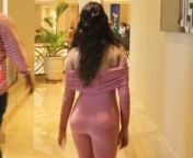 Janhvi Kapoor FLAUNTS her hourglass figure in a SULTRY skin-hugging jumpsuit. The &#39;Dhadak&#39; actor exactly knows how to grab all the attention. The bonafide fashionista left everyone impressed by her style as she pulled off a modest peach jumpsuit. She kept her look simple and accessorised it with diamond earrings. With blue bold winged eyes and nude lips, Janhvi aced the retro look. The Kapoor belle is quite experimental with her silhouettes and does not fear to take the bold road. Check out the