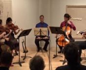 Music by Paul Moravec for shakuhachi and string quartet. Performed by James Nyoraku Schlefer, shakuhachi; and the Voxare String Quartet. Live performance Mayy 6, 2012 at the Tenri Cultural Institute, NYC. n1st mvt 00&#39;00