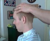 Razor shaved high n tight; top 12 mm, back and sides shaved with a straight razor. Haircut done by BarberNL