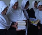 Nancy Hatch Dupree and the staff of ACKU and ABLE create a new library at Humayan Shahid School, Dasht-e Barchi, about one hour from central Kabul. This is the first time the 8,000 students at this school have had a library.