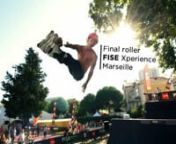 Rendez-vous à la Foire Internationale de Marseille, pour une première de la tournée FISE XPERIENCE SERIES : LA RAMPE A SPINE. C’est une des plus grosse rampe d’Europe en forme de double U et qui connait un réel succès chaque année sur le FISE à Montpellier.nSouvenez-vous l’année dernière, c’était en mode skate et planche à roulettes. En 2012, pour la 4ème année de participation à la Foire, place au roller !!! On vous promet déjà que ça va voltiger, tourner et virevolter
