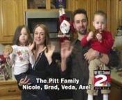 Here is the fourth version of the 2012 WKTV Christmas Cards. This one features Nicole, Brad, Veda and Axel Pitt, Lexie O&#39;Connor, Katrina, Serge, Noah, Max and Lydia, Earl, Kathy and Edna Davis, and the Tupaj Family.