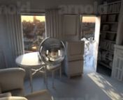 Please try my Udemy course in how to shoot HDR 360 panoramic photos for VFX lighting.Here is a coupon code for half off!https://www.udemy.com/hdr-360-pano/?couponCode=pano1_vimeo_2015nnThis is a VFX tutorial that demonstrates how to use Arnold and Maya to create sunlight illuminating an interior room.With the mtoa Arnold plug-in, I show how to use aiSkyDomeLight which reads in an HDR skyline image for simulating dusk sunset on a 3D model.Also covered here is Linear Color Workflow, aiStan