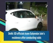 Enforcement Directorate (ED) raided the residence of Delhi Minister Satyendar Jain on June 06. Jain was arrested by ED in an alleged money laundering case on May 30. He is in the agency&#39;s custody till 9th June.