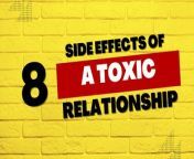Toxic relationships can be found in either your family relationships, friendships, and a toxic partner. In the past, we have made videos on how to recognize the signs of toxic relationships, but what about the toxic relationship symptoms? Being in a toxic relationship with toxic people can be very damaging to your mental health. &#60;br/&#62;&#60;br/&#62;Do you suspect you might be in a toxic relationship right now? Or perhaps someone you know is in one? If so, Psych2Go made this video to give you some relationship advice on how to recognize the effects of a toxic relationship. &#60;br/&#62;&#60;br/&#62;source: Psych2Go
