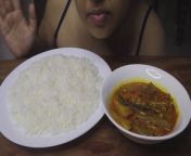 EATING WHITE RICE, FISH CURRY WITH DRUMSTICK &amp; POTATO &#124; MUKBANG &#124; EATING SHOW