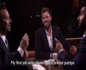 Chris Hemsworth, Kumail Nanjiani and Jimmy play a game where they take turns confessing a random fact before interrogating each other to determine who was telling the truth.