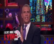 During “Evelyn’s Bridge is Lying Down,” facts are read about Andy Cohen’s mom Evelyn’s bridge club and Andy, actress Jackie Hoffman, and #RHONY’s Ramona Singer try to guess to which woman the fact pertains. &#60;br/&#62;