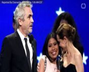 Roma is the top winner at the Critics&#39; Choice Awards, winning best picture, foreign language film and a pair of individual honors for director Alfonso Cuaron.