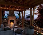 Evening Tranquil in a Cozy Forest Cabin: Fireplace, Lake, and Crickets &#124; 2-Hour Relaxation&#60;br/&#62;أمسية هادئة في كابينة غابة مريحة: المدفأة والبحيرة والصراصير &#124; استرخاء لمدة ساعتين&#60;br/&#62;&#60;br/&#62;Escape to the serenity of a forest cabin nestled amidst tall trees, with the crackling warmth of a fireplace illuminating the cozy interior. As evening falls, the ambiance is set by the soothing sounds of crickets chirping in the background and the gentle lapping of the lake nearby. Let the stresses of the day melt away as you immerse yourself in this tranquil retreat, where time slows down and nature&#39;s embrace envelops you in a sense of peace and relaxation.&#60;br/&#62;&#60;br/&#62; #Cozycabin #Forest #Fireplace #ambiance #Lake #Evening #relaxation #NatureSounds #Crickets #Two-HourVideo&#60;br/&#62;&#60;br/&#62;يمكنك الهروب إلى هدوء كابينة الغابة التي تقع وسط الأشجار العالية، مع دفء المدفأة الذي يضيء التصميم الداخلي المريح. مع حلول المساء، تستقر الأجواء من خلال أصوات زقزقة الصراصير الهادئة في الخلفية وصوت البحيرة القريبة. دع ضغوط اليوم تتلاشى بينما تنغمس في هذا الملاذ الهادئ، حيث يتباطأ الوقت وتغمرك أحضان الطبيعة بشعور من السلام والاسترخاء.&#60;br/&#62;&#60;br/&#62;#كابينة العمل #غابة #استبدال #أجواء #بحيرة #مساء #استرخاء #أصوات الطبيعة #صراصير #فيديو لمدة ساعتين&#60;br/&#62;&#60;br/&#62;