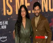 https://www.maximotv.com &#60;br/&#62;B-roll footage: Jay Shetty and Radhi Shetty on the red carpet at Jennifer Lopez&#39;s &#39;This Is Me…Now: A Love Story&#39; premiere on Tuesday, February 13, 2024, at the Dolby Theater in Los Angeles, California, USA. Amazon MGM Studios will release the cinematic original This Is Me…Now: A Love Story exclusively on Prime Video globally February 16, 2024. This video is only available for editorial use in all media and worldwide. To ensure compliance and proper licensing of this video, please contact us. ©MaximoTV