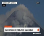 All climbs of the Agua volcano have been suspended as firefighters battle forest fires along the dormant volcano.