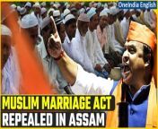 The Assam Cabinet takes a pivotal step towards a Uniform Civil Code by repealing the outdated Assam Muslim Marriage and Divorce Registration Act of 1935. Minister Jayanta Malla Baruah highlights the move&#39;s significance in curbing child marriages. Chief Minister Himanta Biswa Sarma emphasizes the government&#39;s commitment to modernization, aligning with efforts to introduce comprehensive legal reforms and criminalize polygamy. &#60;br/&#62; &#60;br/&#62;#AssamCabinet #UniformCivilCode #UCC #Assam #HimantaBiswaSarma #Muslimlaw #Muslims #Indianews #Politics #Oneindia #Oneindia News &#60;br/&#62;~ED.101~