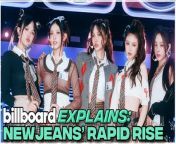 NewJeans is just getting started on the Billboard charts but the K-Pop group has made quite an entrance and that&#39;s why they are Billboard&#39;s Women in Music Group of the Year. This is Billboard Explains NewJeans fast rise up the charts.